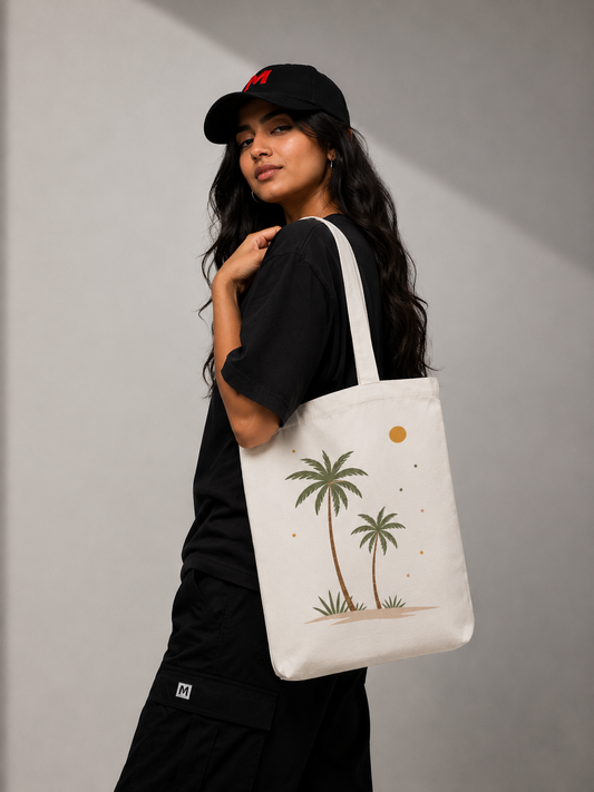 Palm Days - Tropical Illustration Tote