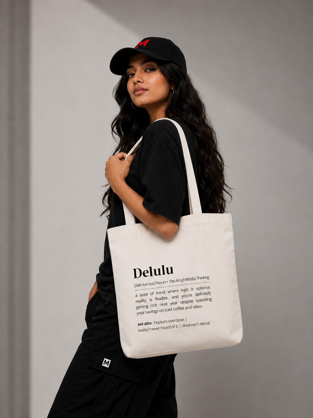 Delulu - Dictionary Definition Tote