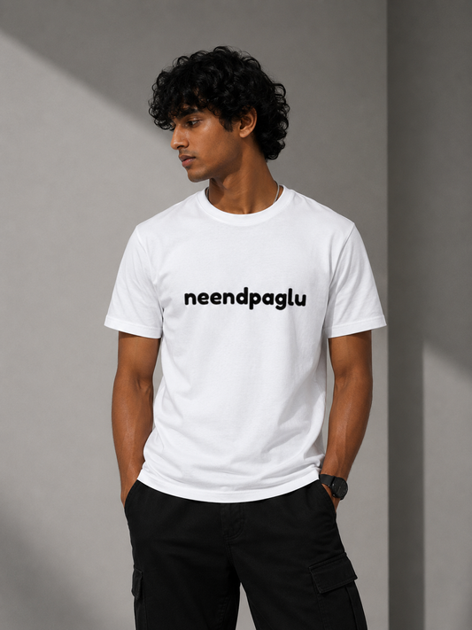 Neendpaglu - Sleepy Desi Slang Supima Tee
