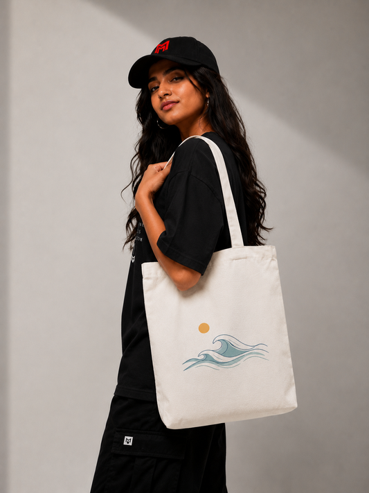 Wave State — Ocean Art Tote