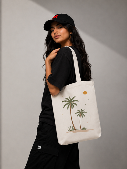 Palm Days - Tropical Illustration Tote