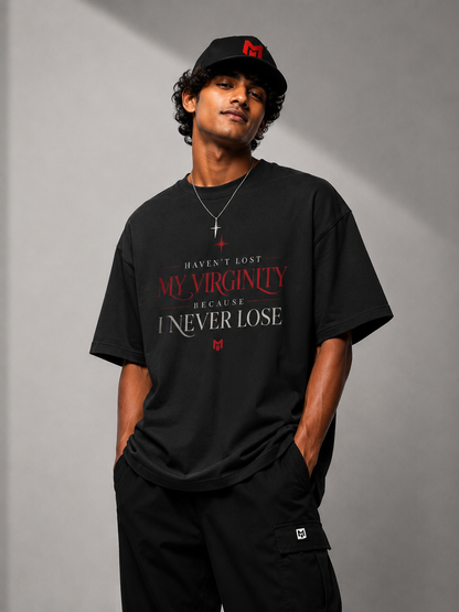 I Never Lose — Confidence Statement Oversized Tee