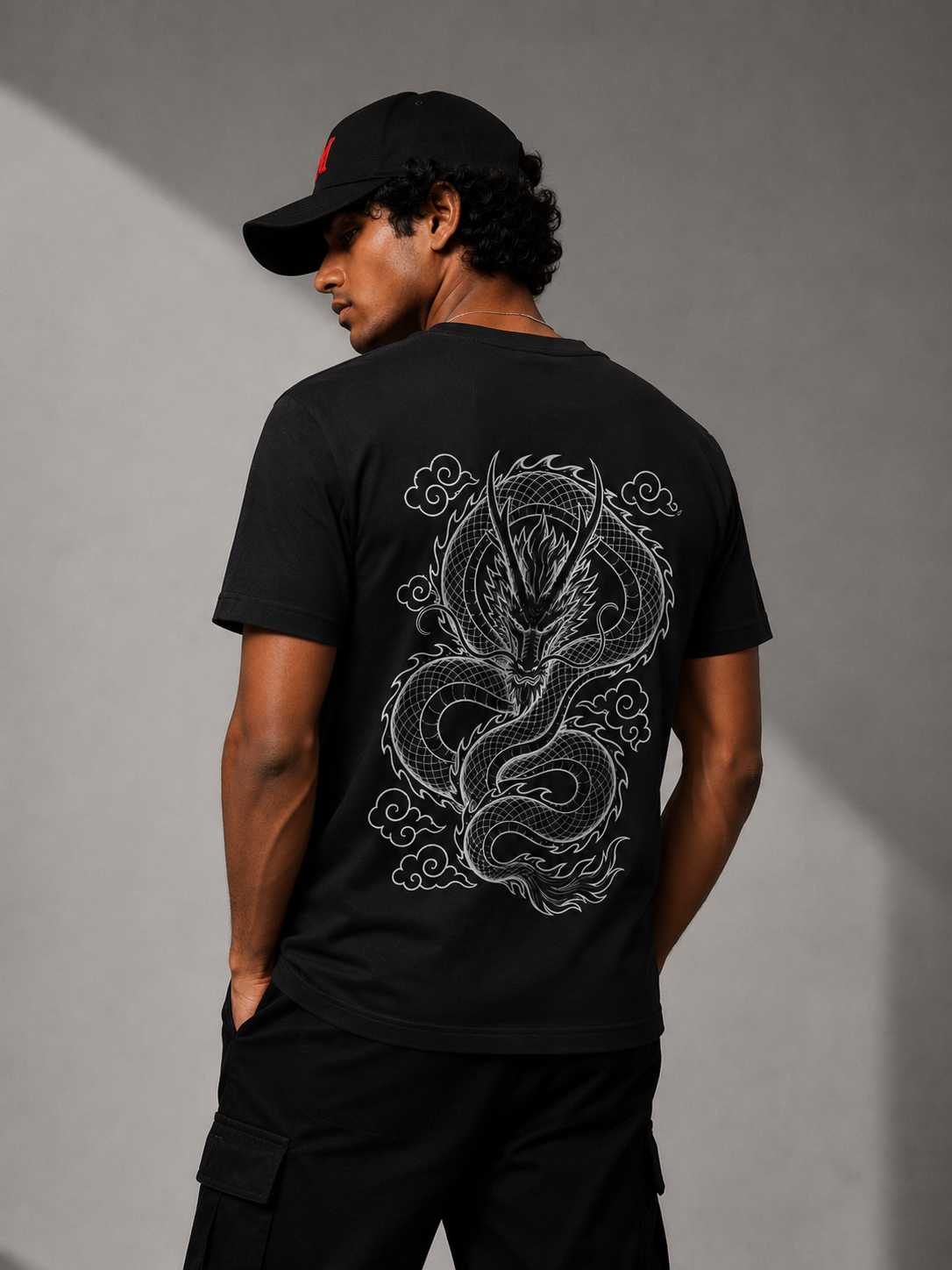 Shadow Dragon - Japanese Tattoo Art Supima Tee