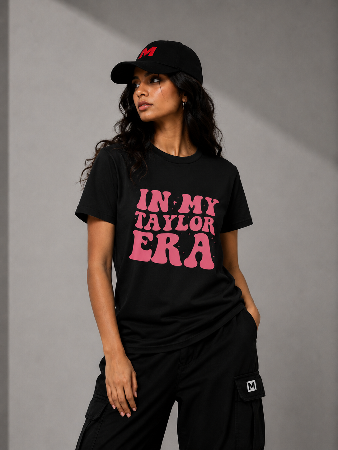 In My Taylor Era Retro Groovy Typography Supima Tee