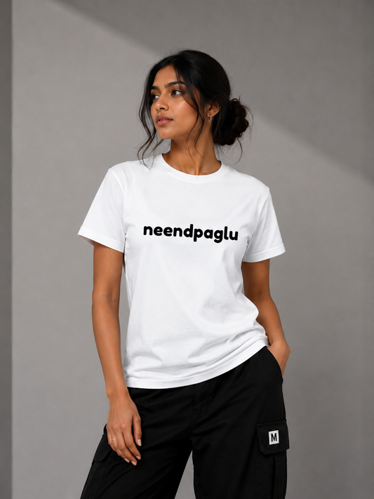 Neendpaglu - Sleepy Desi Slang Supima Tee