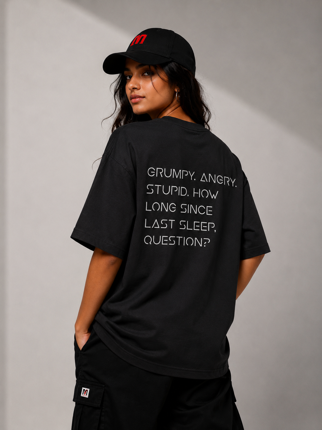 How Long Since Last Sleep, Question? — Rocky Approved Oversized Tee