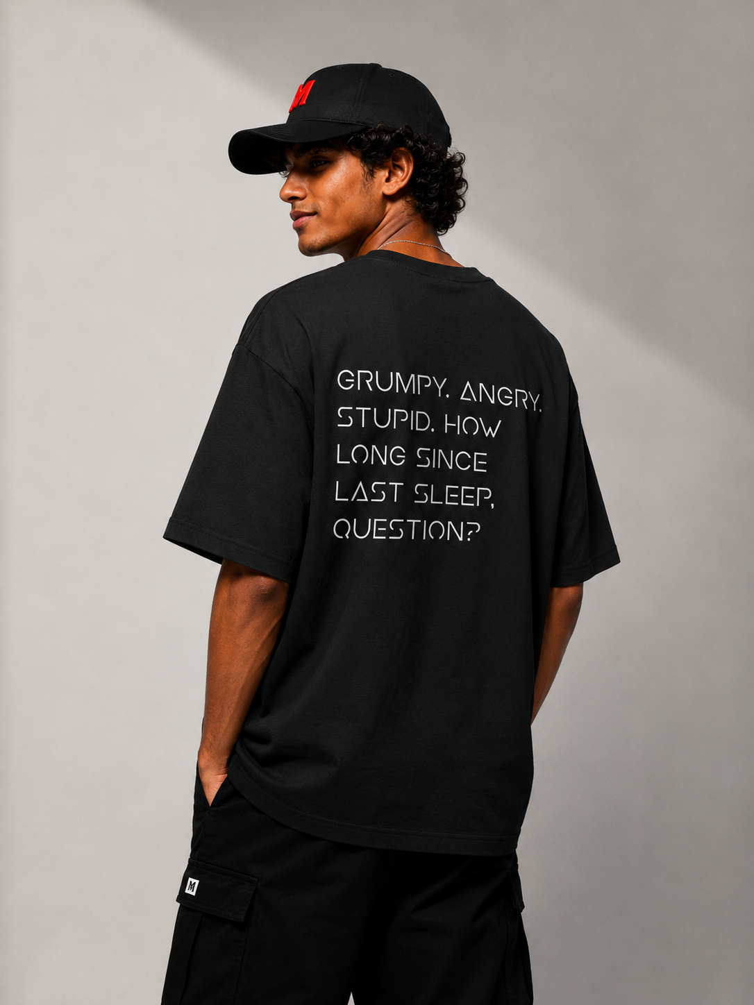 How Long Since Last Sleep, Question? — Rocky Approved Oversized Tee