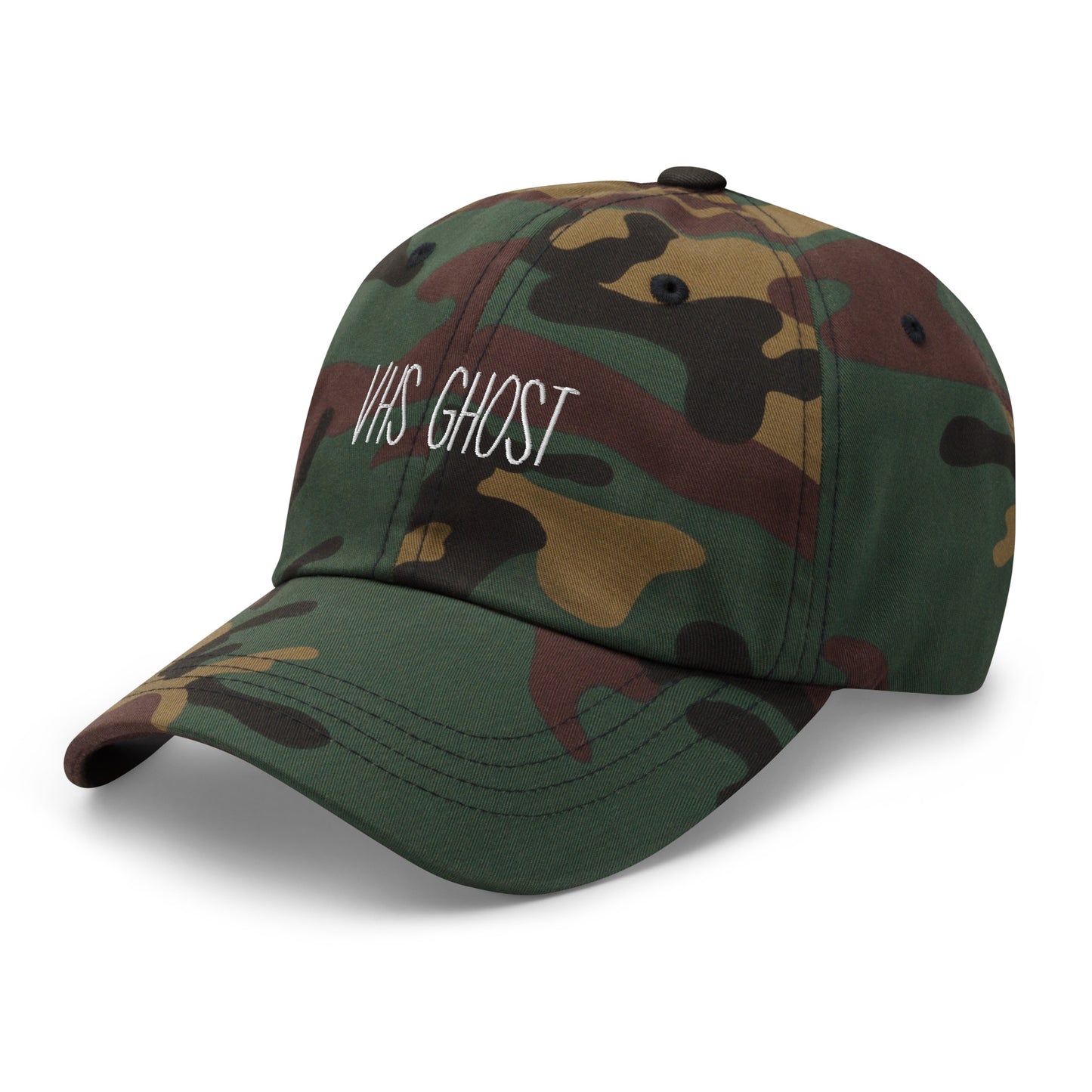 vhs ghost camo dad hat