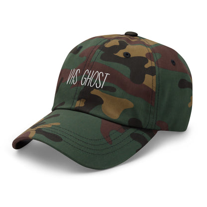 vhs ghost camo dad hat