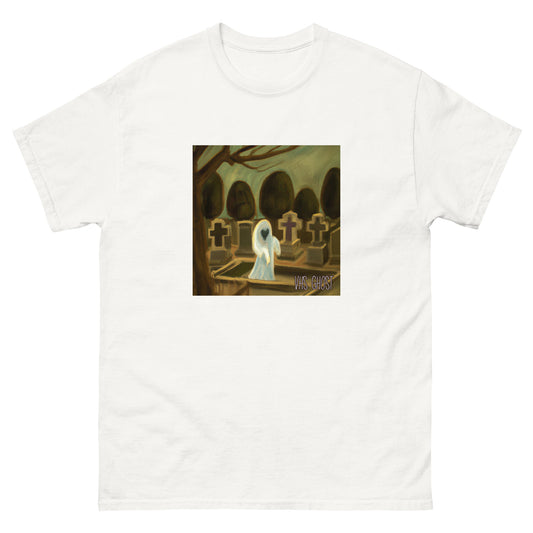 vhs ghost cover t-shirt